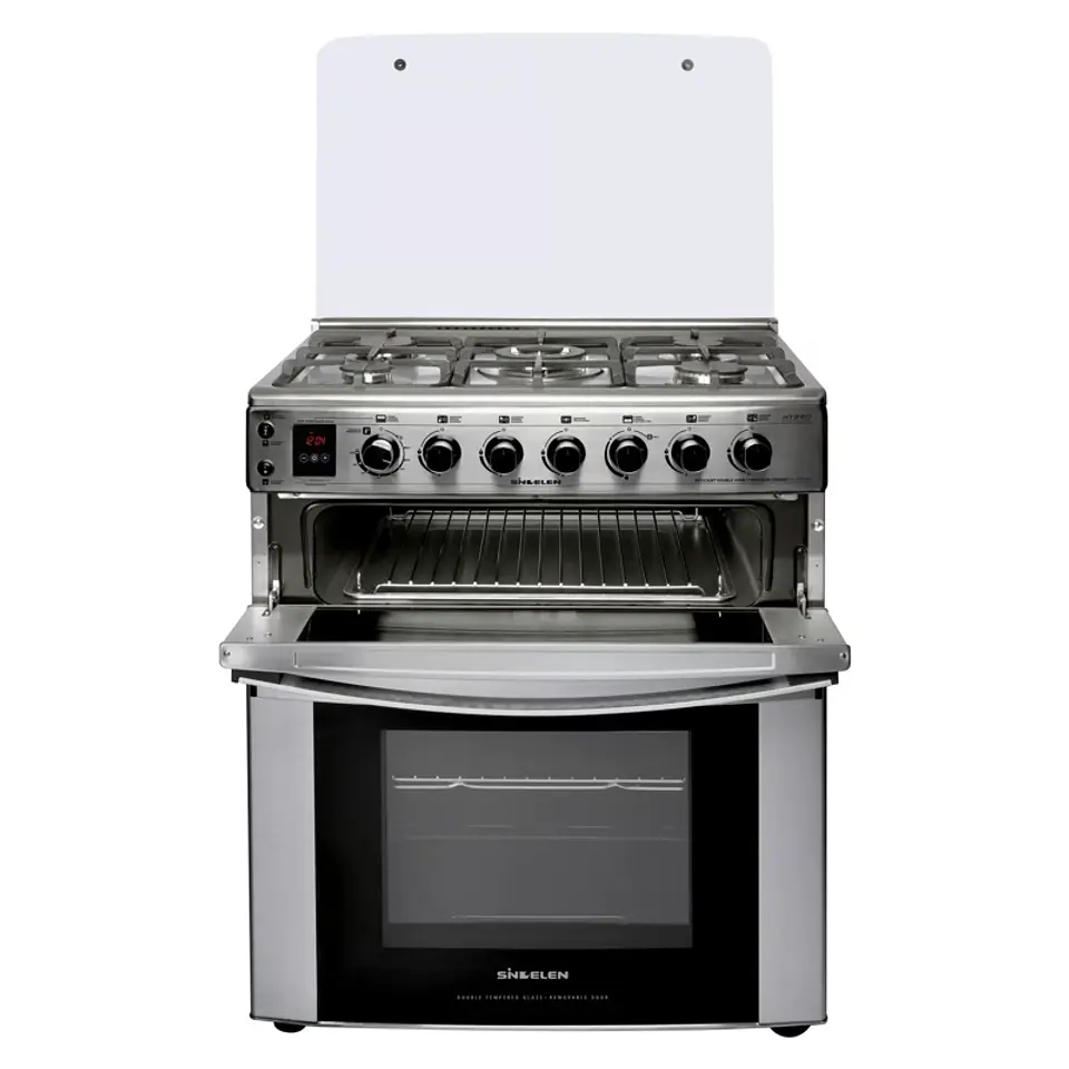COCINA 5 QUEMADORES DOBLE HORNO GAS LICUADO SINDELEN CH-770DHIN 3