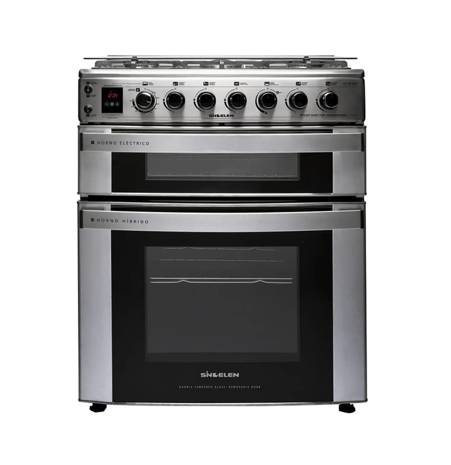 COCINA 5 QUEMADORES DOBLE HORNO GAS LICUADO SINDELEN CH-770DHIN 1
