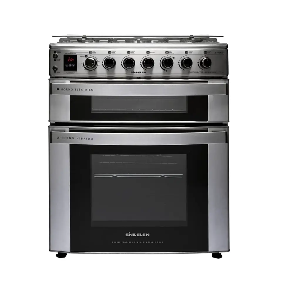 COCINA 5 QUEMADORES DOBLE HORNO GAS LICUADO SINDELEN CH-770DHIN 1