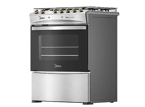 COCINA A GAS MIDEA MCG-5QPI30NS 5 PLATOS GRILL GRIS