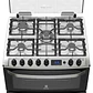 COCINA A GAS 5 PLATOS DOBLE HORNO TIMER DIGITAL 76DBA NEGRA - Miniatura 7