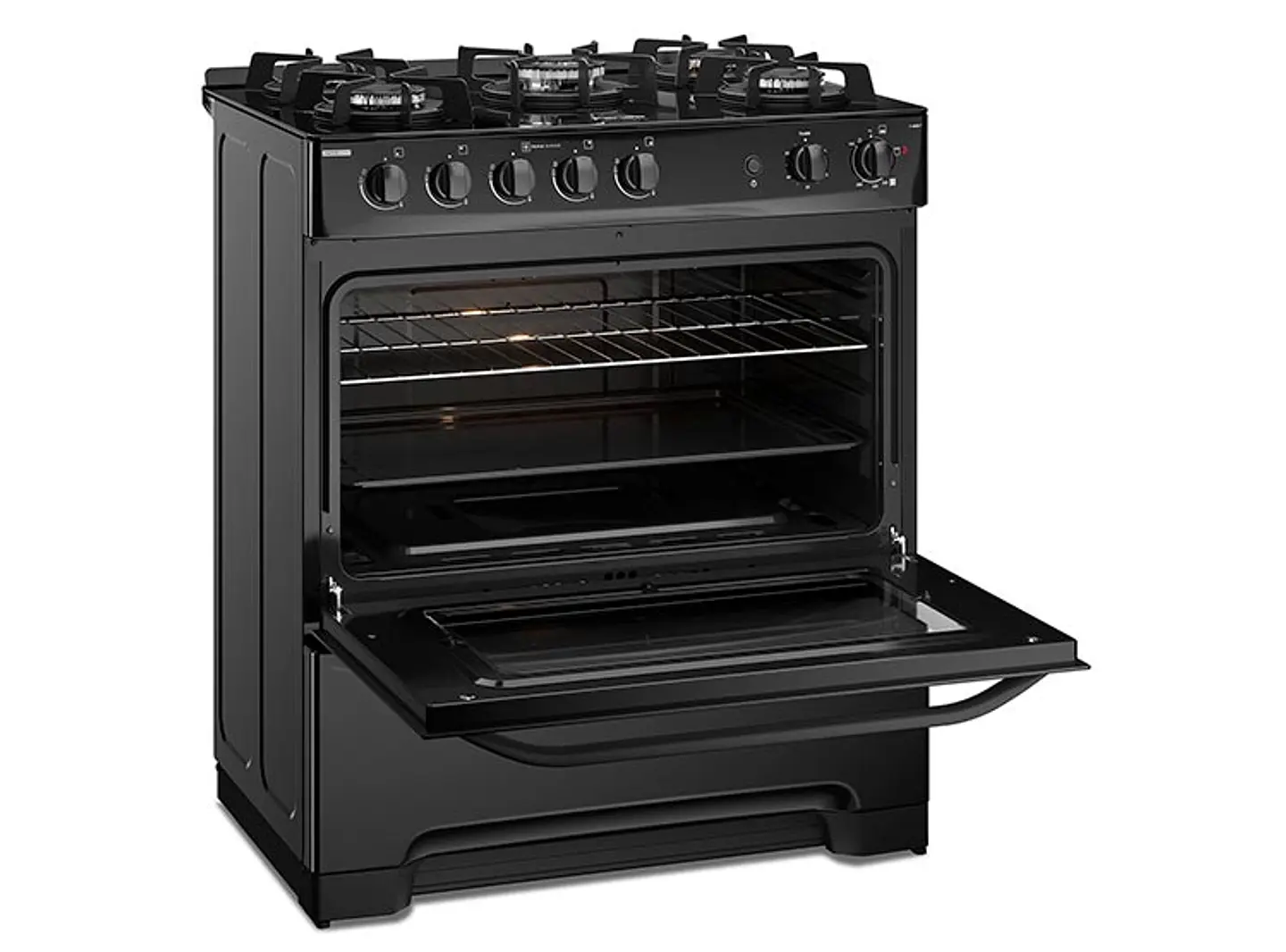 COCINA A GAS FENSA F6500 T 5 PLATOS GRILL NEGRO 7
