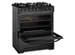 COCINA A GAS FENSA F6500 T 5 PLATOS GRILL NEGRO - Miniatura 7