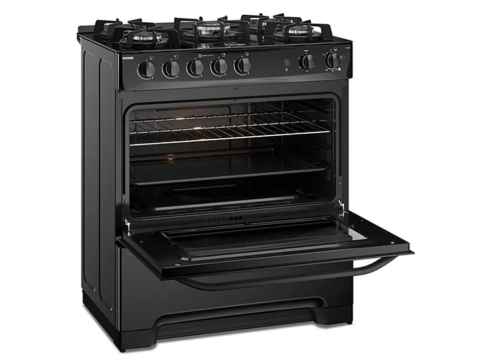 COCINA A GAS FENSA F6500 T 5 PLATOS GRILL NEGRO 7