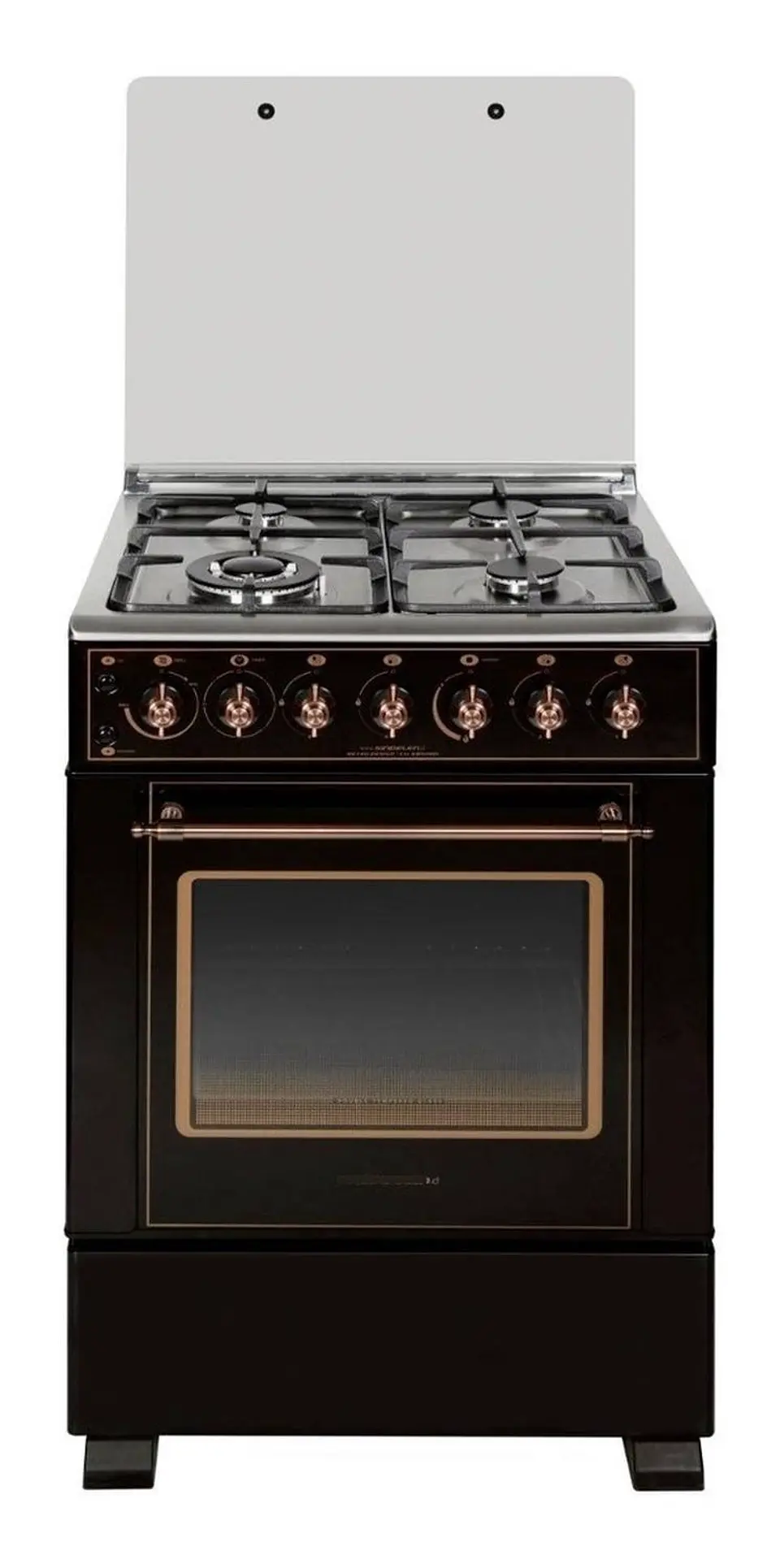 COCINA A GAS RETRO SINDELEN CH-6850RD 4 QUEMADORES 1
