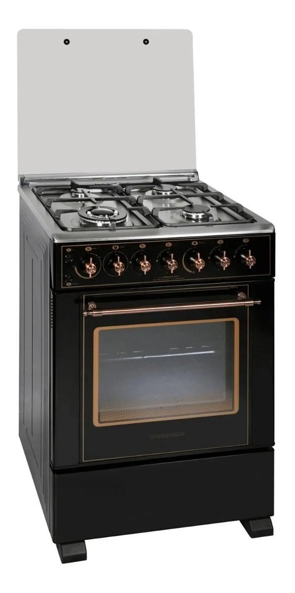 COCINA A GAS RETRO SINDELEN CH-6850RD 4 QUEMADORES 3