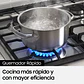 COCINA A GAS CON 5 QUEMADORES CON QUEMADOR DE TRIPLE POTENCIA - Miniatura 9