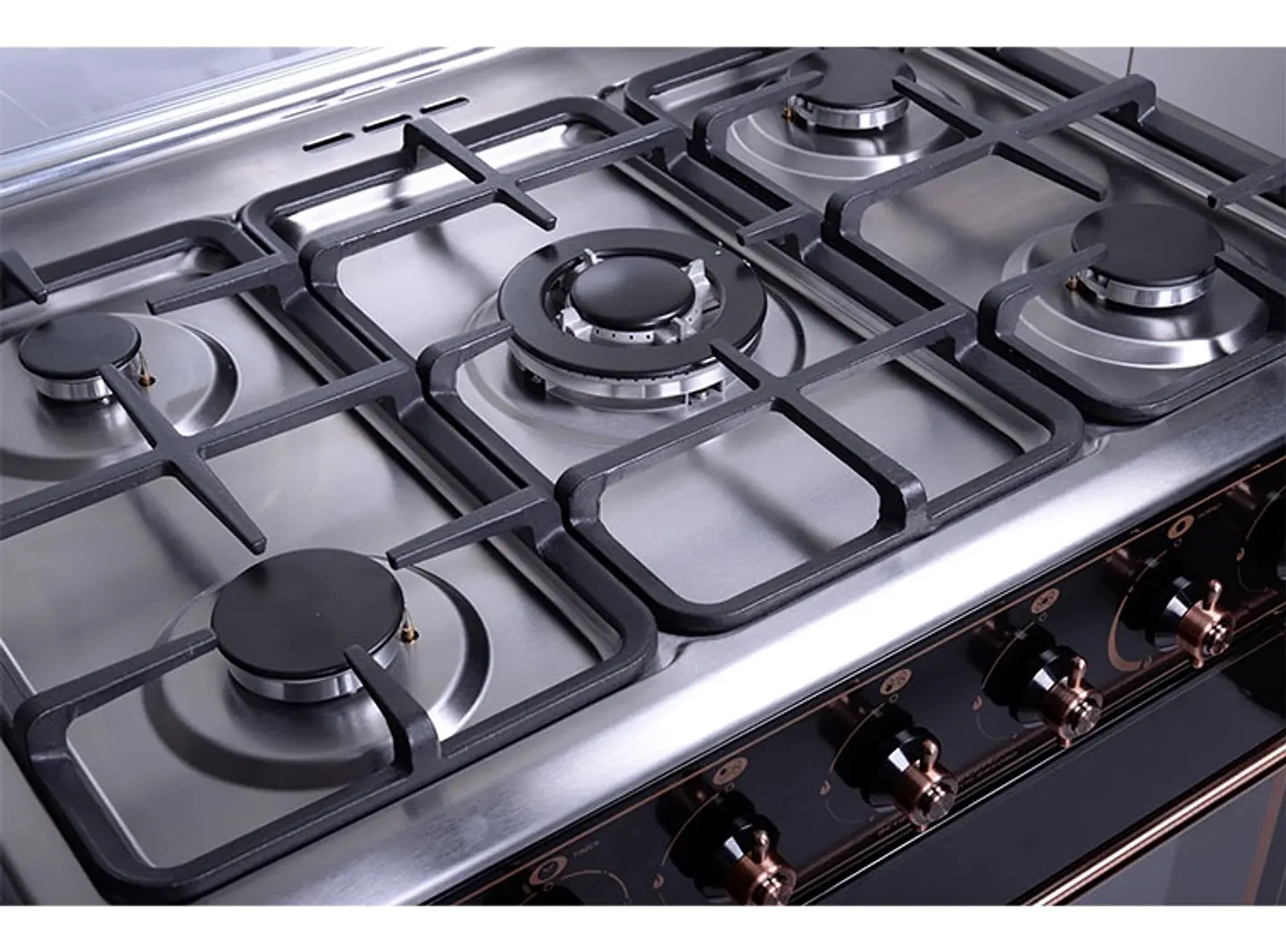 COCINA A GAS SINDELEN CH-8850RD 5 PLATOS NEGRO 4