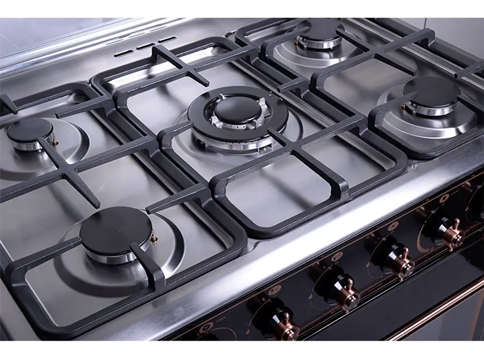 COCINA A GAS SINDELEN CH-8850RD 5 PLATOS NEGRO 4