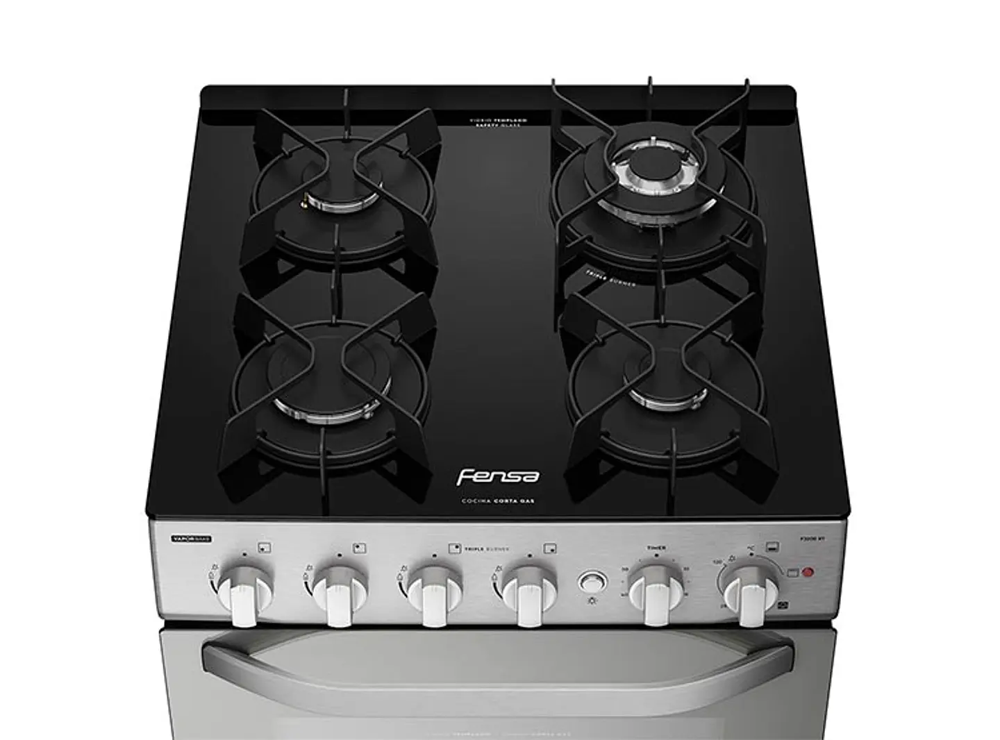 COCINA FENSA 4 PLATOS F3000 RT ESPEJADO 5