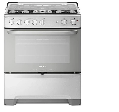COCINA A GAS FENSA F5500 T 5 PLATOS GRILL GRIS