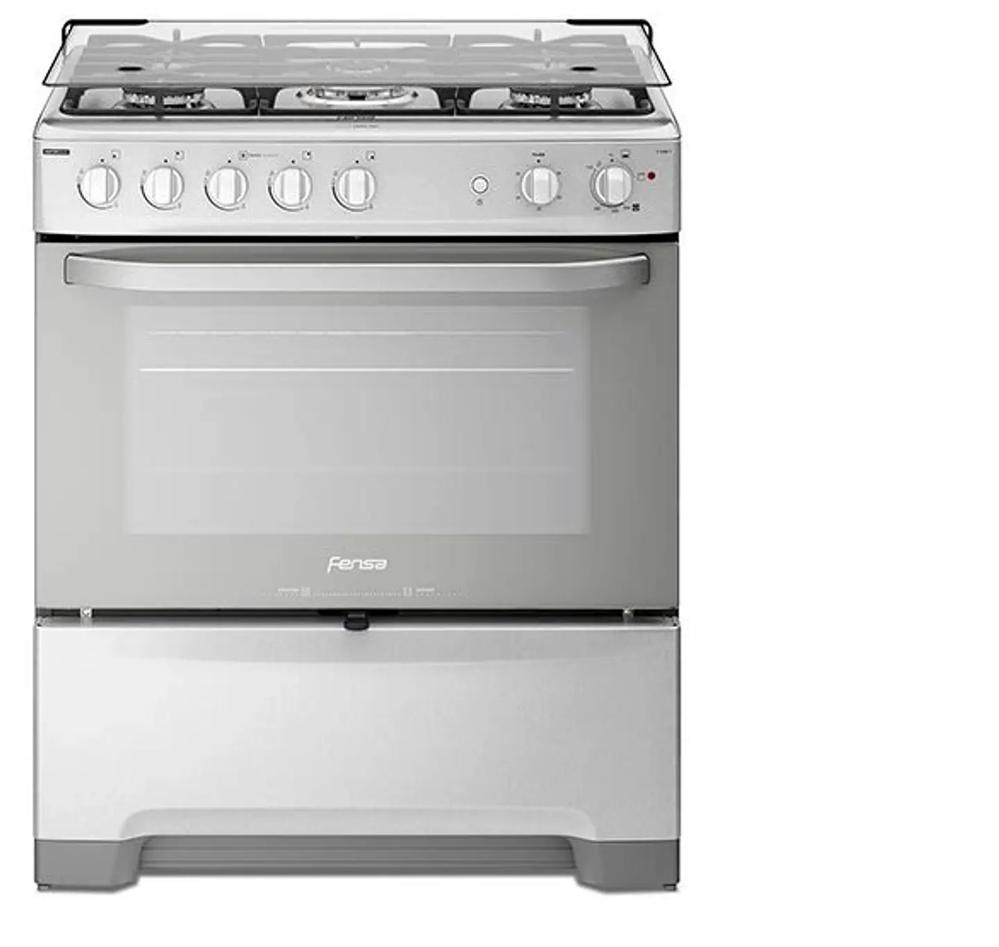 COCINA A GAS FENSA F5500 T 5 PLATOS GRILL GRIS 1