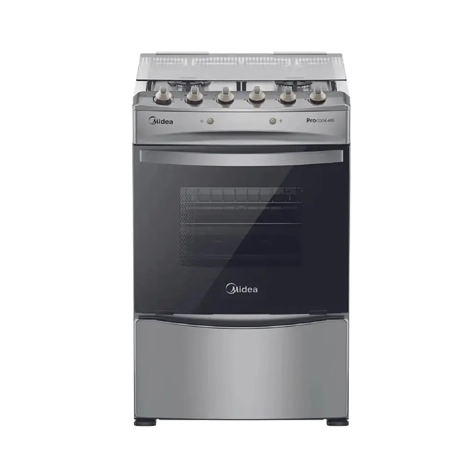COCINA MIDEA GAS 4 QUEMADORES MCG-4QPI24NS 1