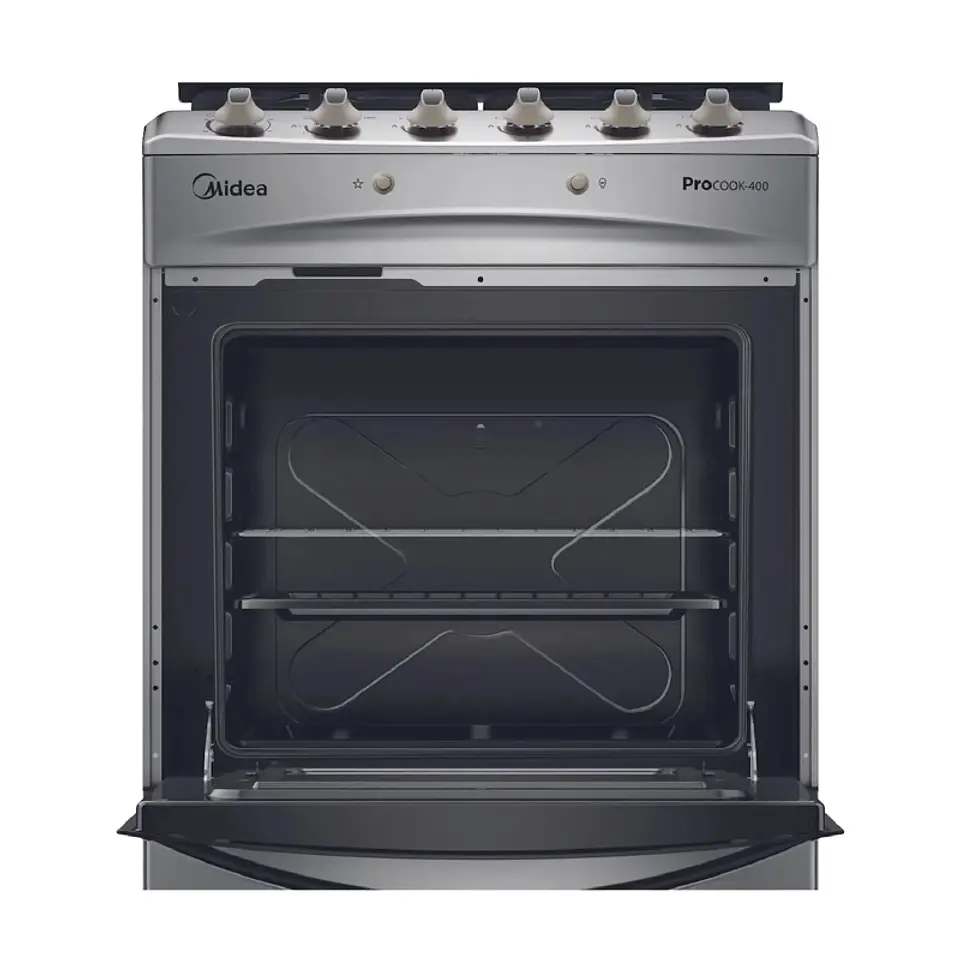 COCINA MIDEA GAS 4 QUEMADORES MCG-4QPI24NS 6