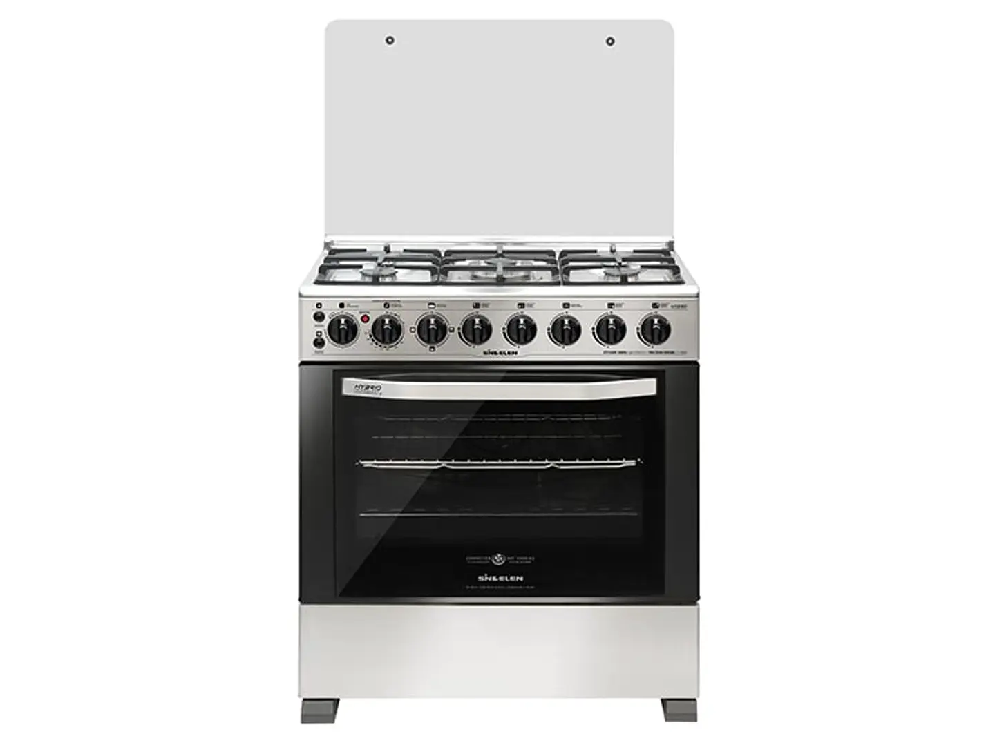 COCINA A GAS SINDELEN CH-740NI 5 PLATOS HORNO ELÉCTRICO ACERO 1