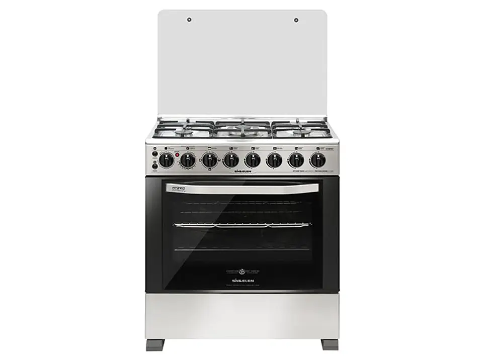 COCINA A GAS SINDELEN CH-740NI 5 PLATOS HORNO ELÉCTRICO ACERO 1