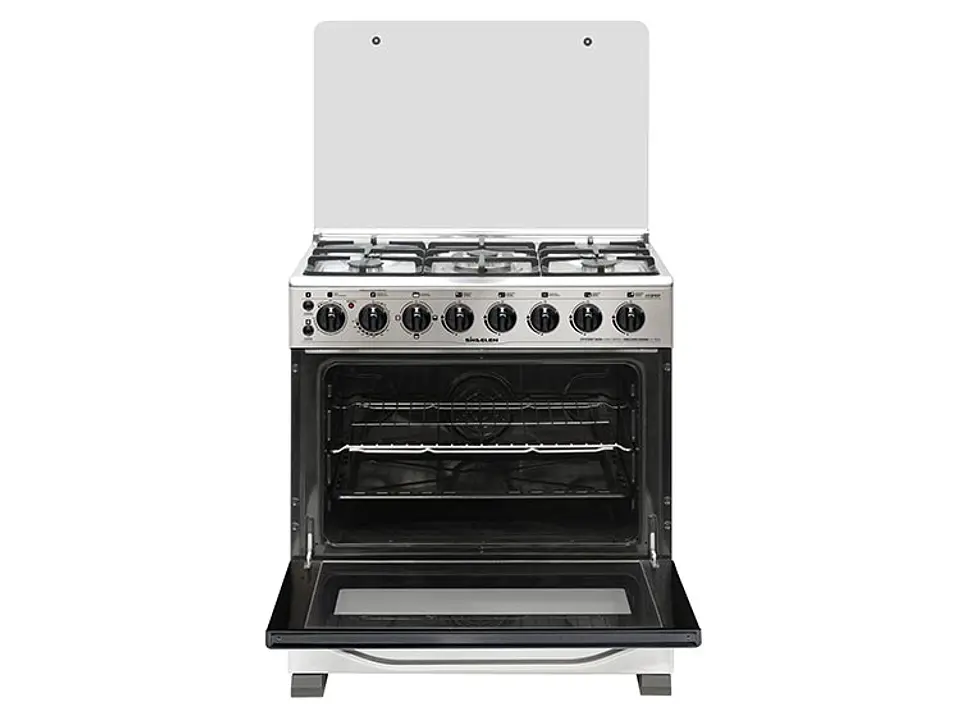 COCINA A GAS SINDELEN CH-740NI 5 PLATOS HORNO ELÉCTRICO ACERO 2