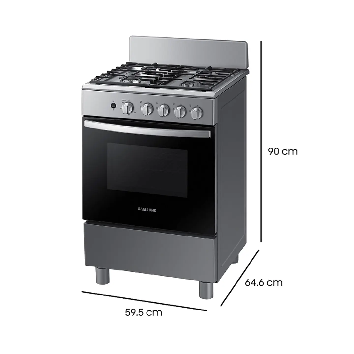  COCINA A GAS SAMSUNG 4 PLATOS NX24BG45411VZS NEGRO 2