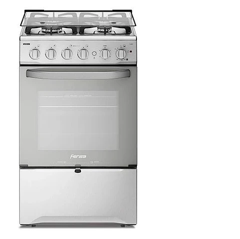 COCINA A GAS FENSA F2808 T 4 PLATOS GRILL GRIS