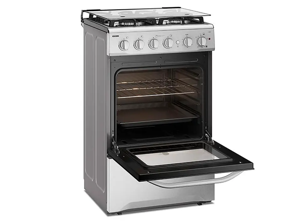COCINA A GAS FENSA F2808 T 4 PLATOS GRILL GRIS 5