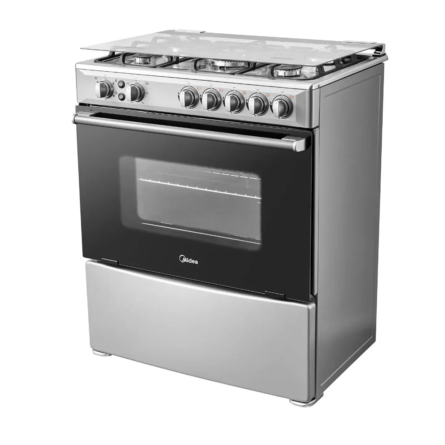 COCINA GAS LICUADO/NATURAL MIDEA 5 QUEMADORES MFO-MG30ACQSL 1