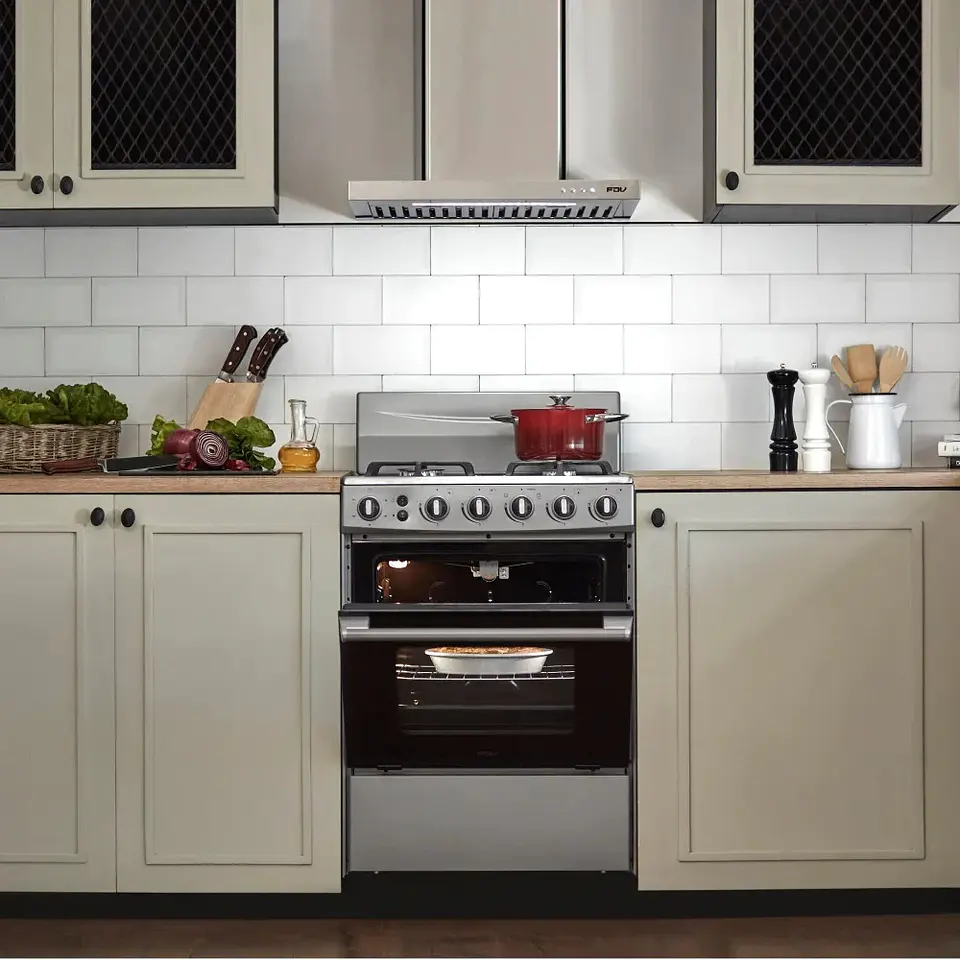 COCINA A GAS FS DESIGN 4 QUEMADORES FDV 5