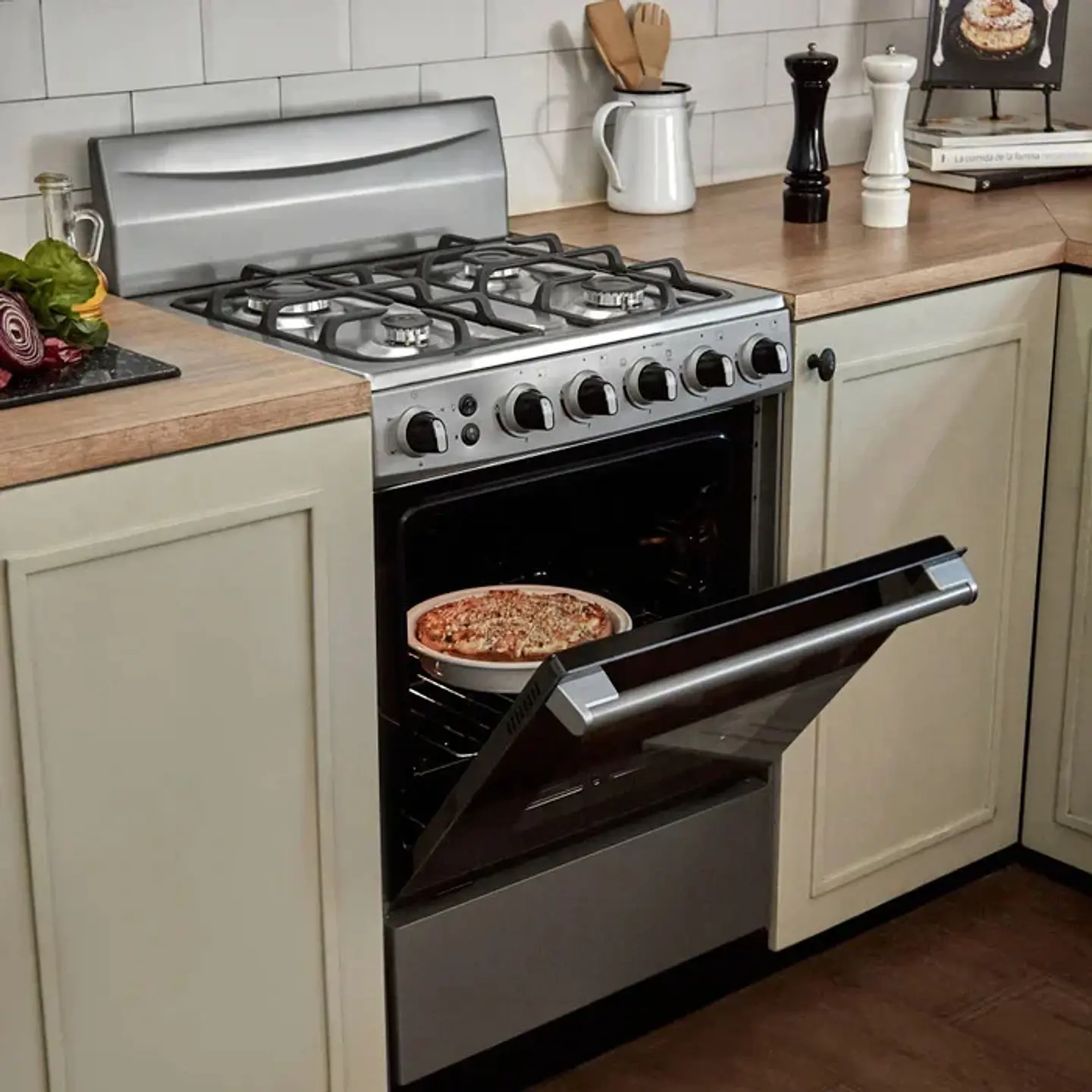 COCINA A GAS FS DESIGN 4 QUEMADORES FDV 6