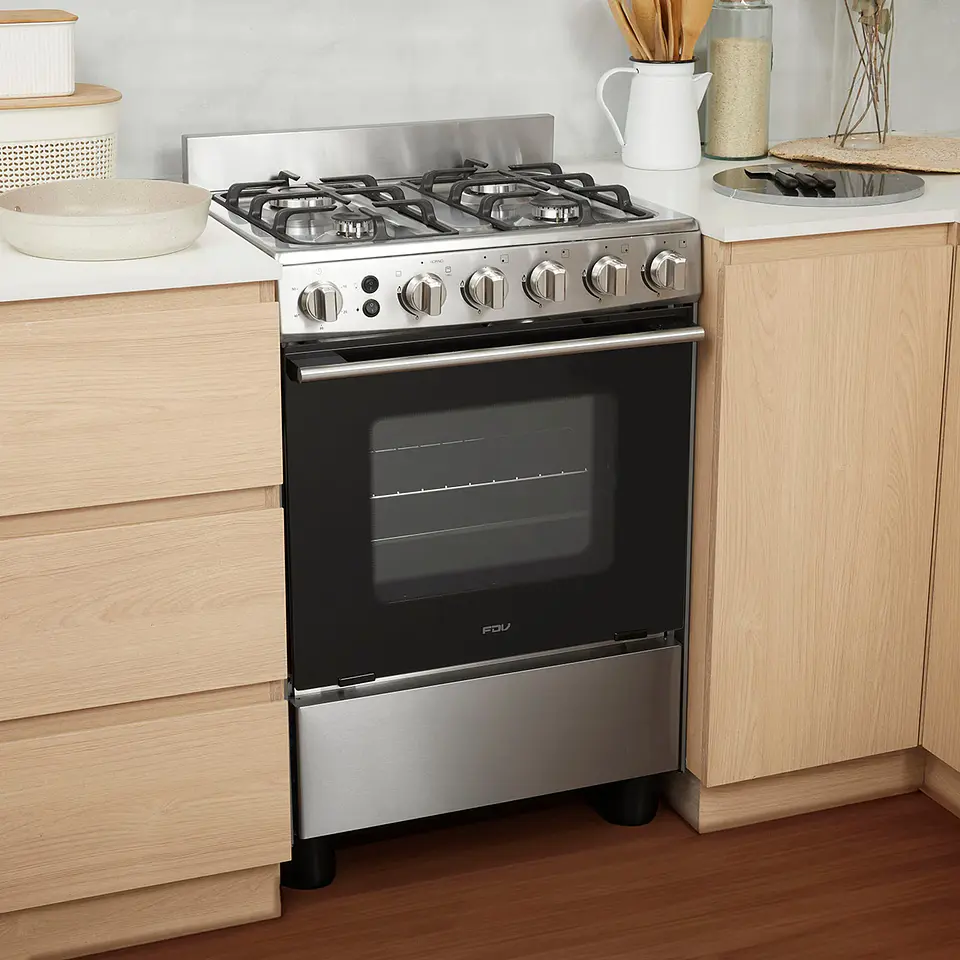 COCINA A GAS FS DESIGN 4 QUEMADORES FDV 8