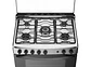 COCINA A GAS MADEMSA M920 T 5 PLATOS GRILL ACERO - Miniatura 3