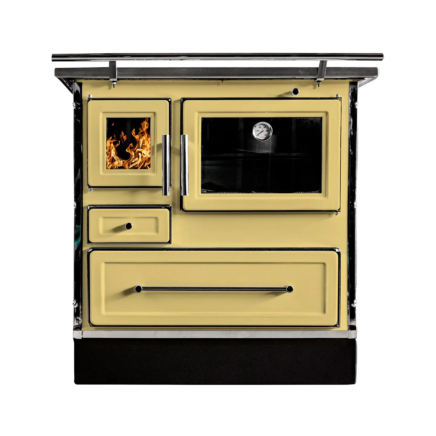 COCINA A LEÑA ALCAZAR CALBUCO MZ 90 AMARILLA 1