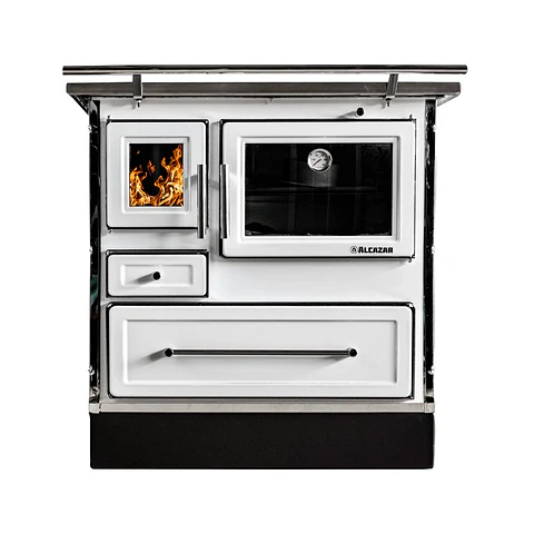 COCINA A LEÑA ALCAZAR CALBUCO MZ 90 BLANCA