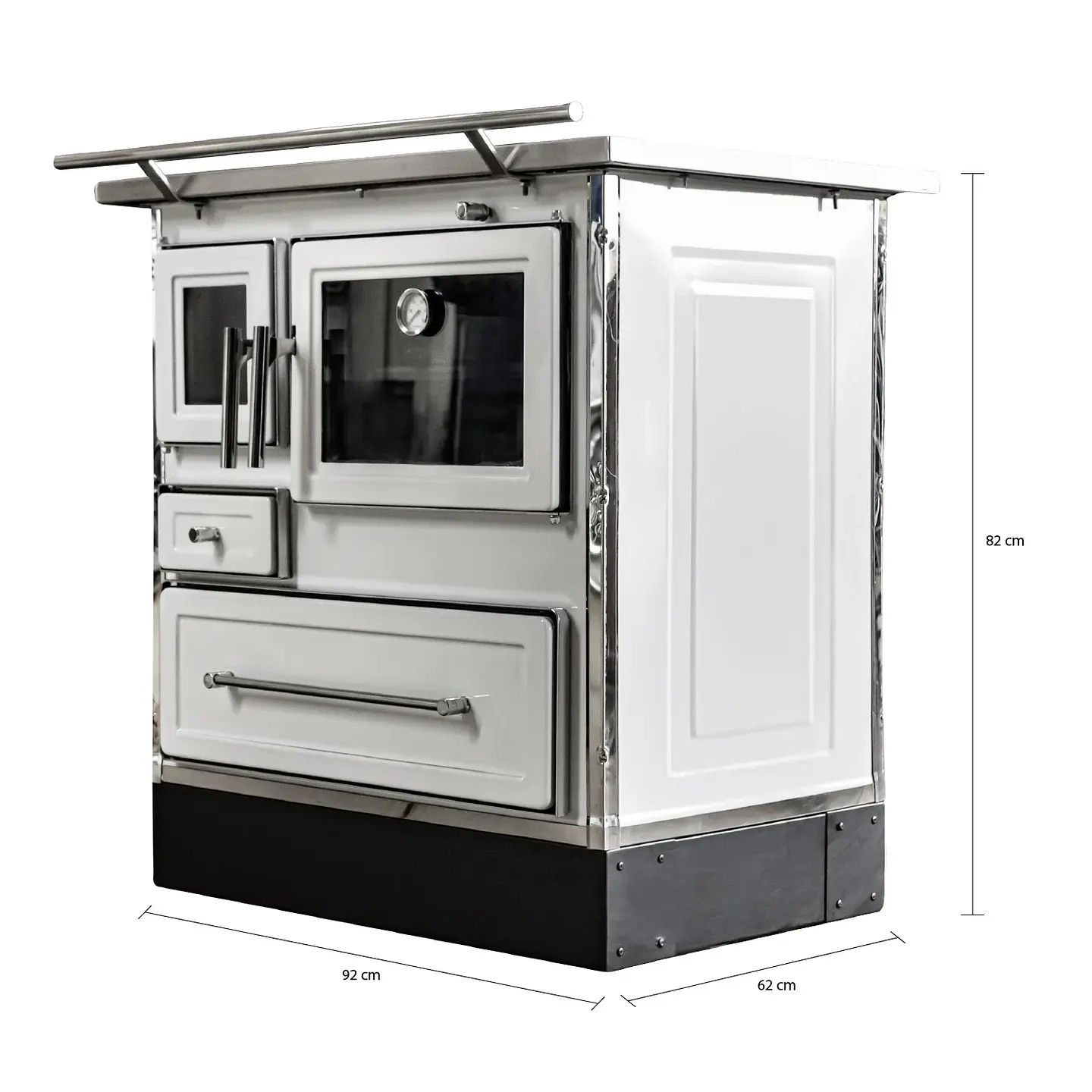 COCINA A LEÑA ALCAZAR CALBUCO MZ 90 BLANCA 5