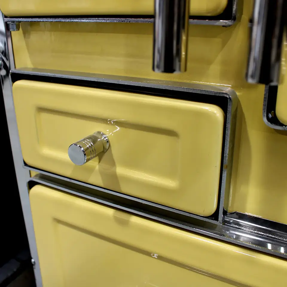 COCINA A LEÑA ALCAZAR CALBUCO MZ 80 AMARILLA 8