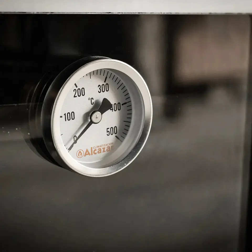 COCINA A LEÑA ALCAZAR CALBUCO L90 BLANCA 7