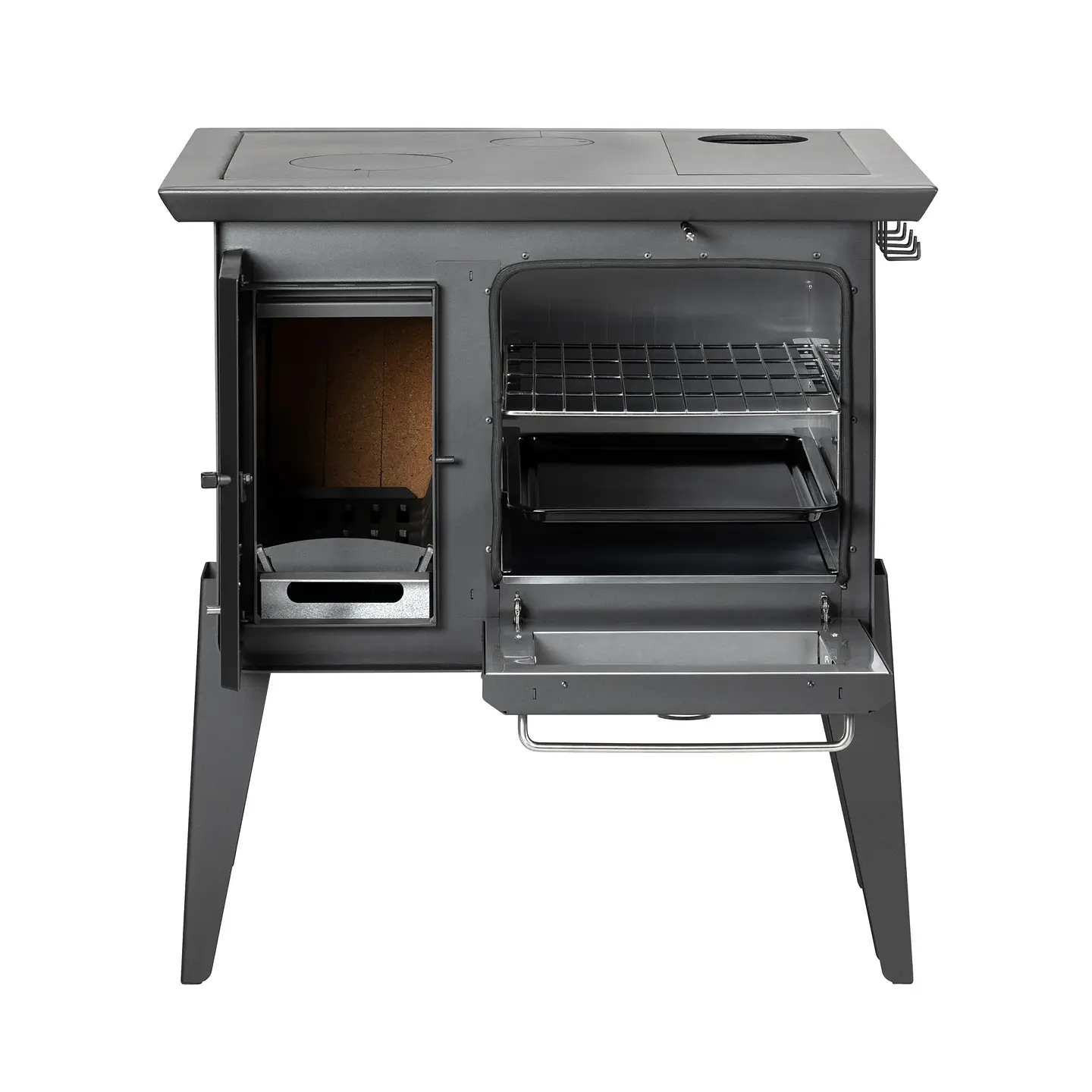 COCINA A LEÑA COMBUSTION LENTA ALMA 5