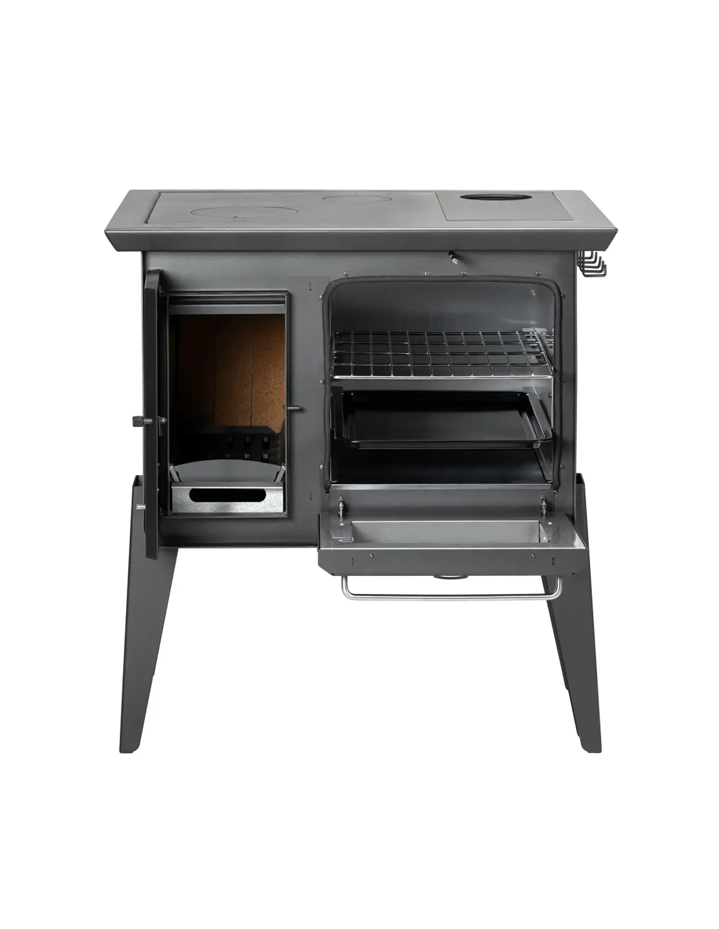 COCINA A LEÑA COMBUSTION LENTA ALMA 6