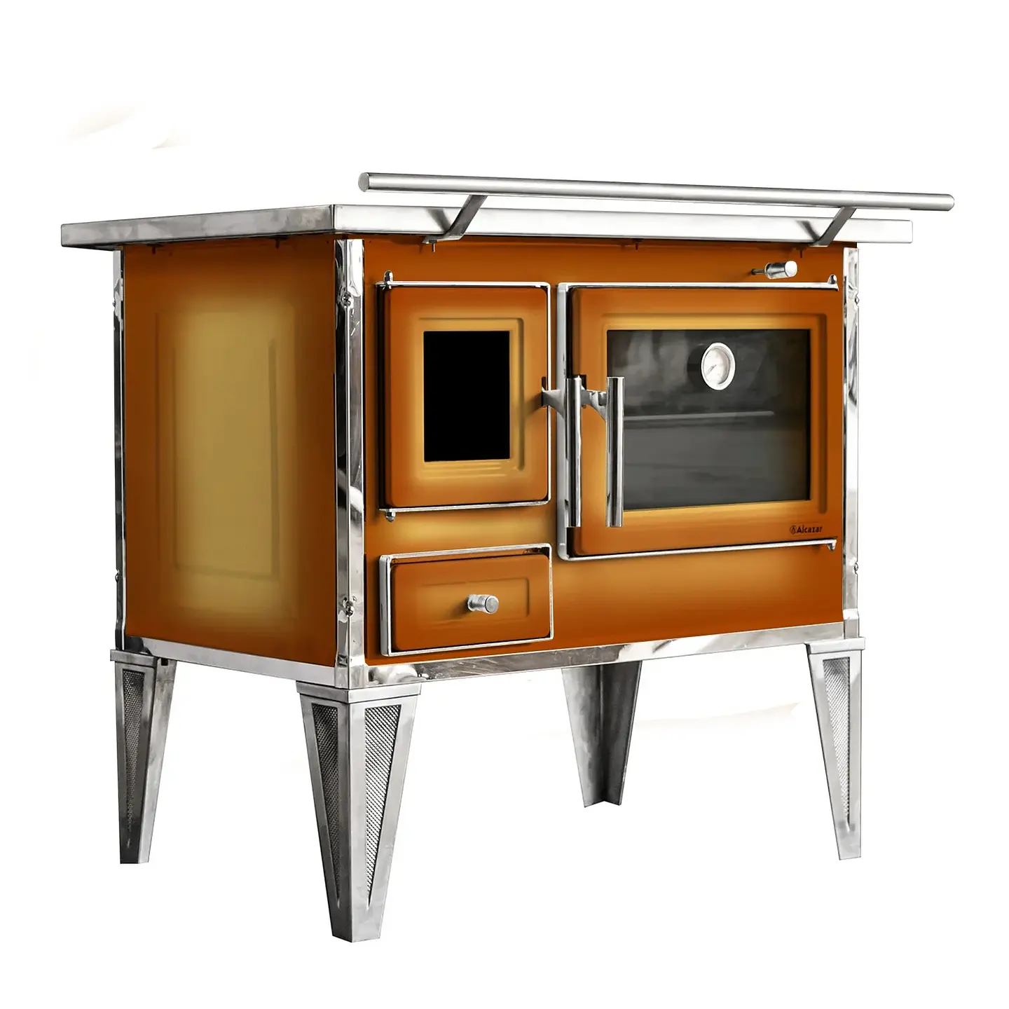 COCINA A LEÑA ALCAZAR CALBUCO L70 DIFUMADA 1