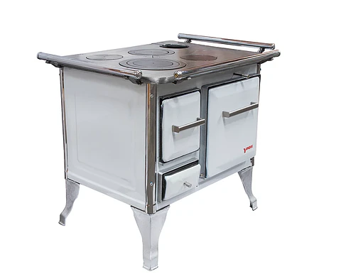 COCINA A LEÑA TRADICIONAL 90X56 BLANCA