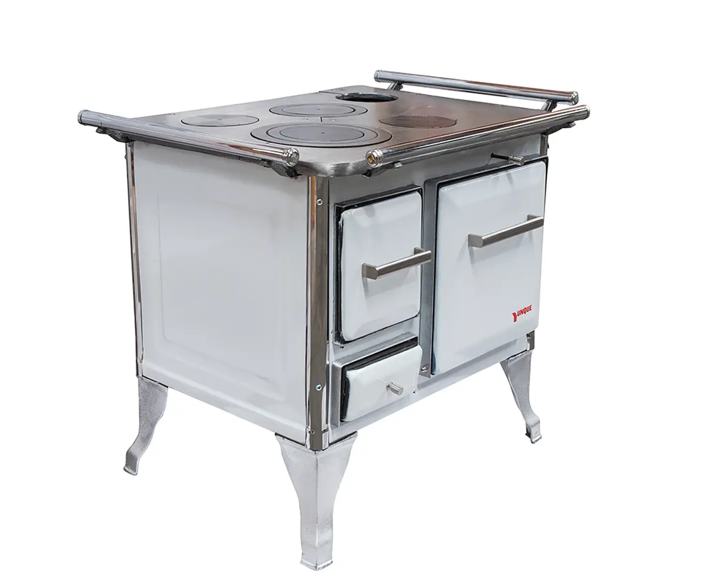 COCINA A LEÑA TRADICIONAL 90X56 BLANCA 1