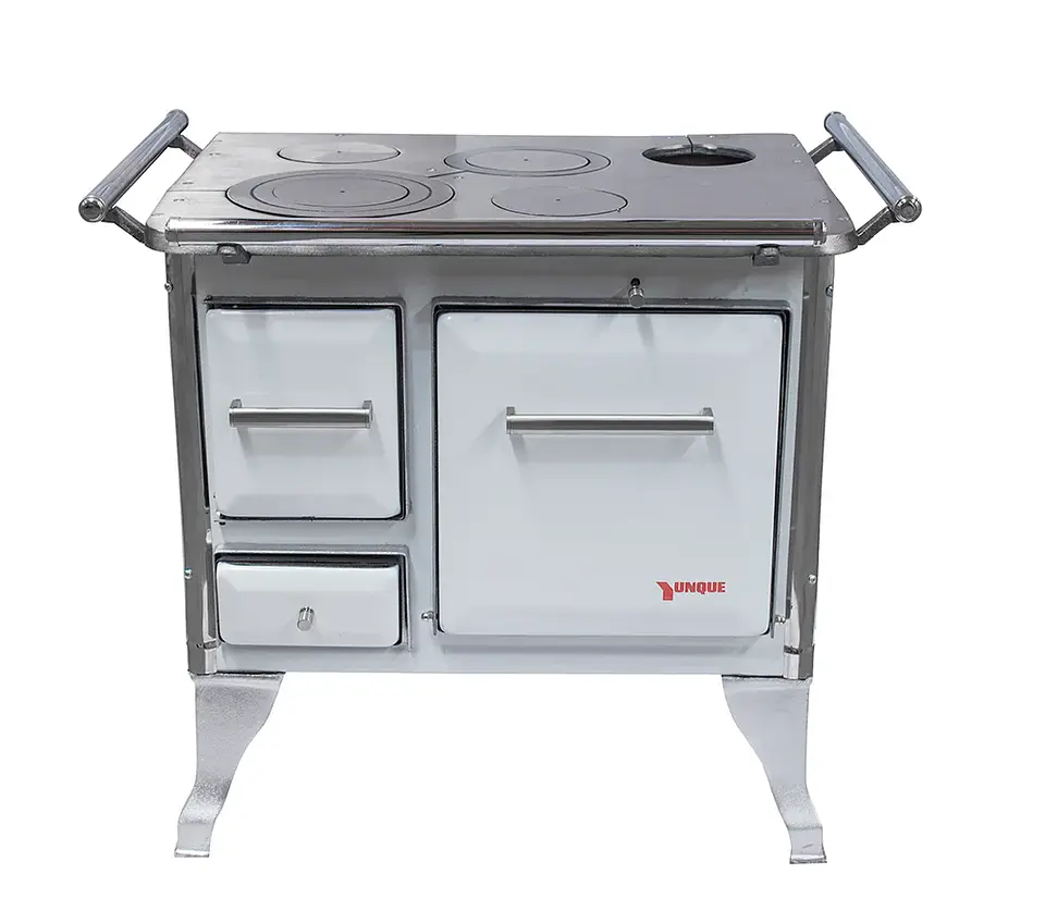 COCINA A LEÑA TRADICIONAL 90X56 BLANCA 2