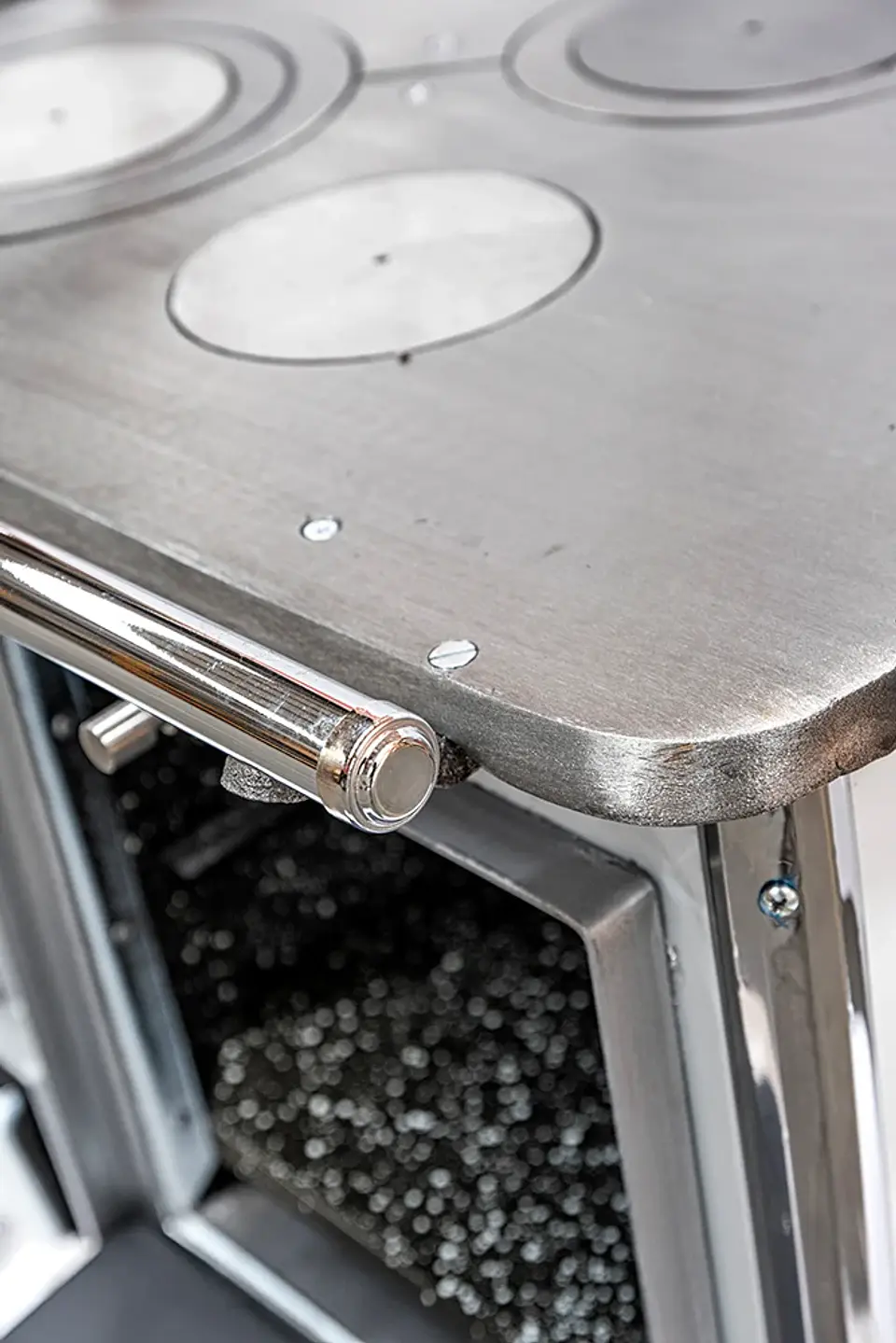 COCINA A LEÑA TRADICIONAL 90X56 BLANCA 3