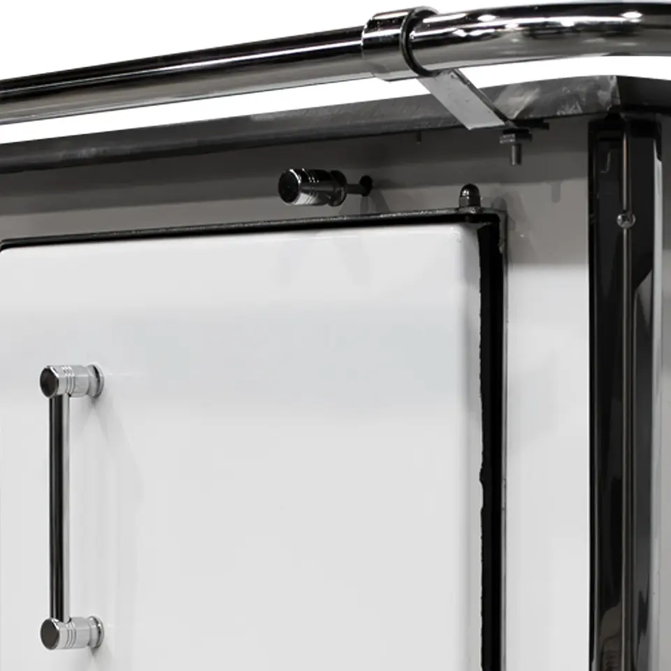 COCINA A LEÑA ALCAZAR LLAIMA 80 BLANCA 2