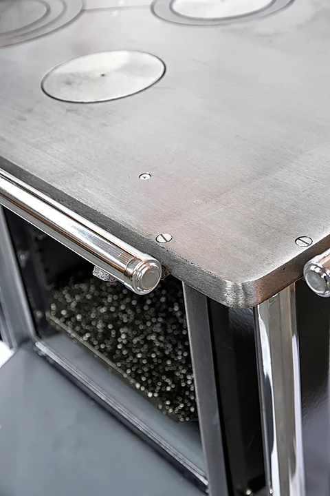 COCINA A LEÑA TRADICIONAL 80X56 NEGRA