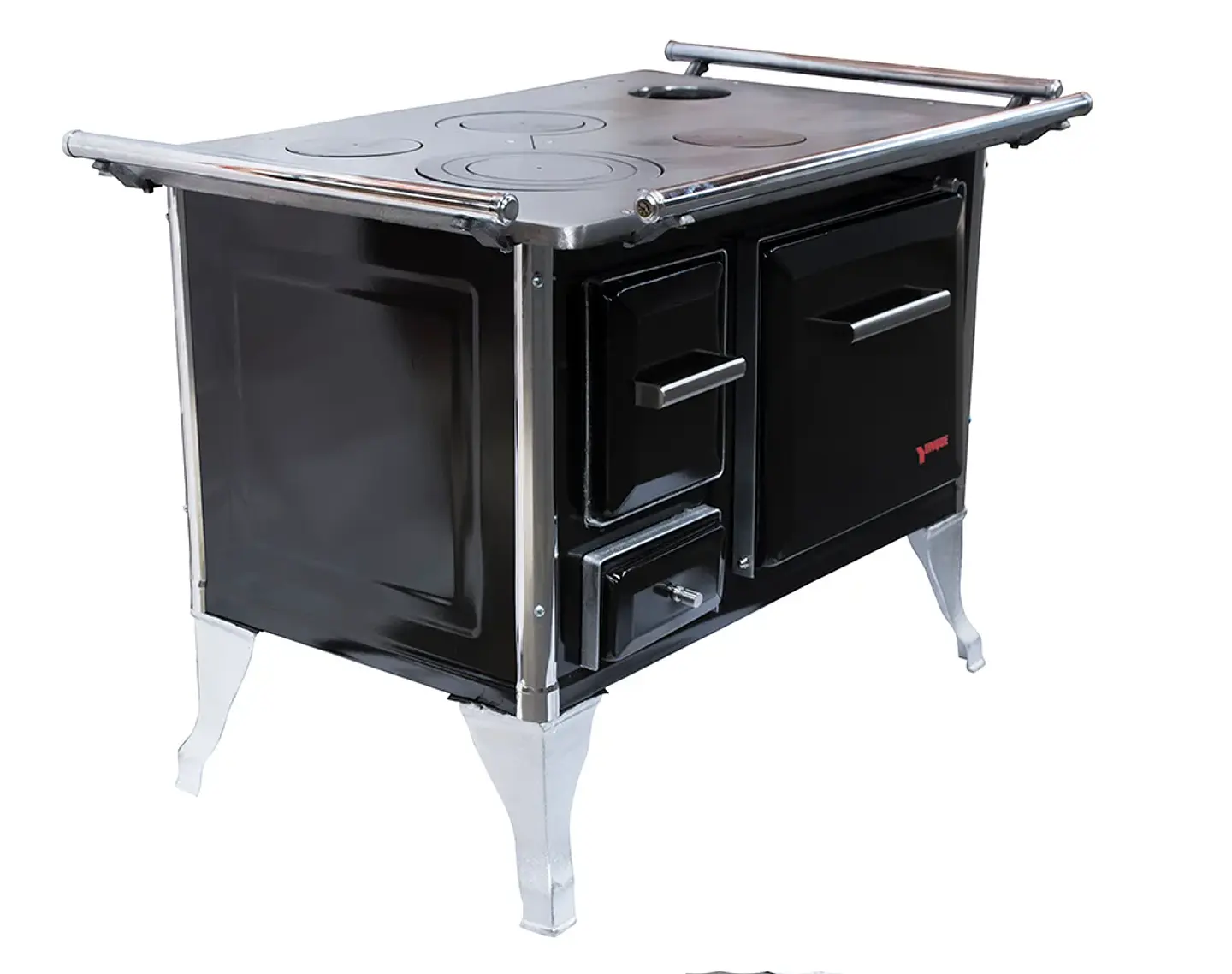 COCINA A LEÑA TRADICIONAL 70X56 NEGRA 2