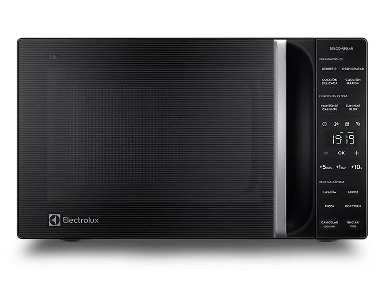 MICROONDAS ELECTROLUX 25 L ME25N DIGITAL NEGRO PLATO GIRATORIO 5