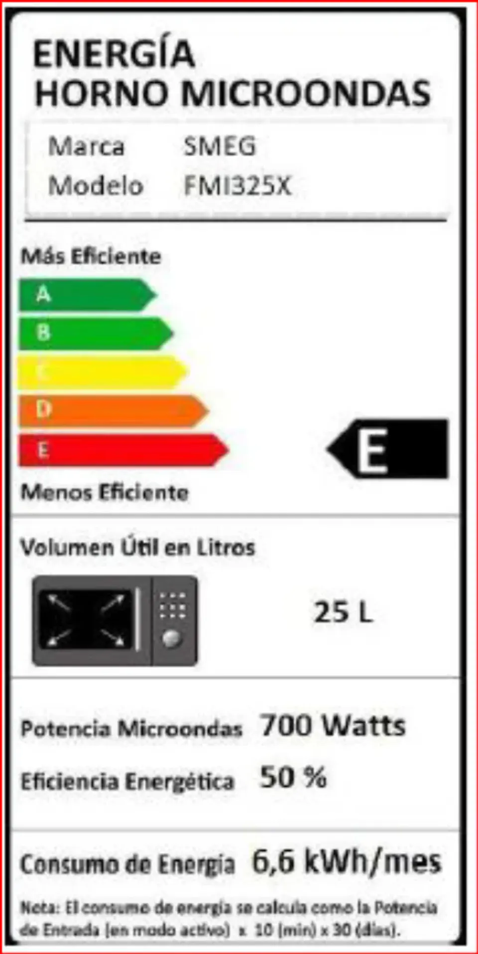 MICROONDAS SMEG CLASSICA MODELO FMI325X 3