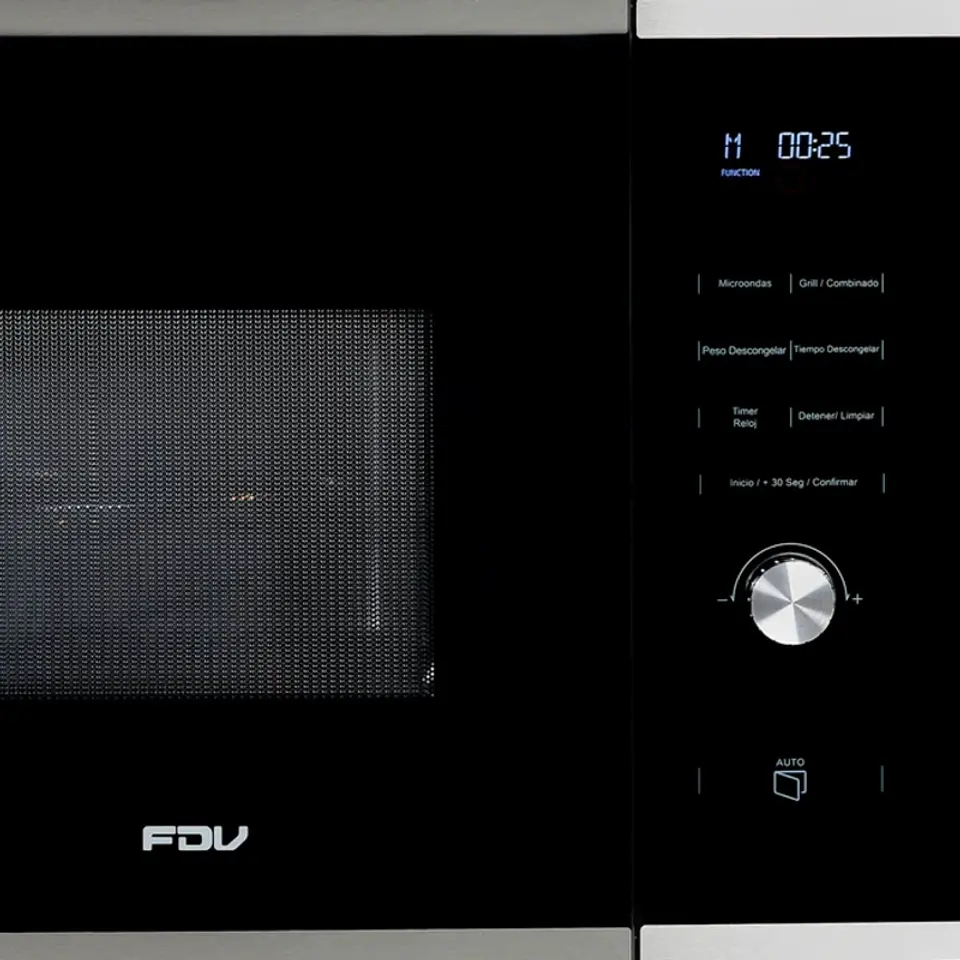 MICROONDAS EMPOTRADO FDV DELUXE BLACK PRO - 25 LITROS 6