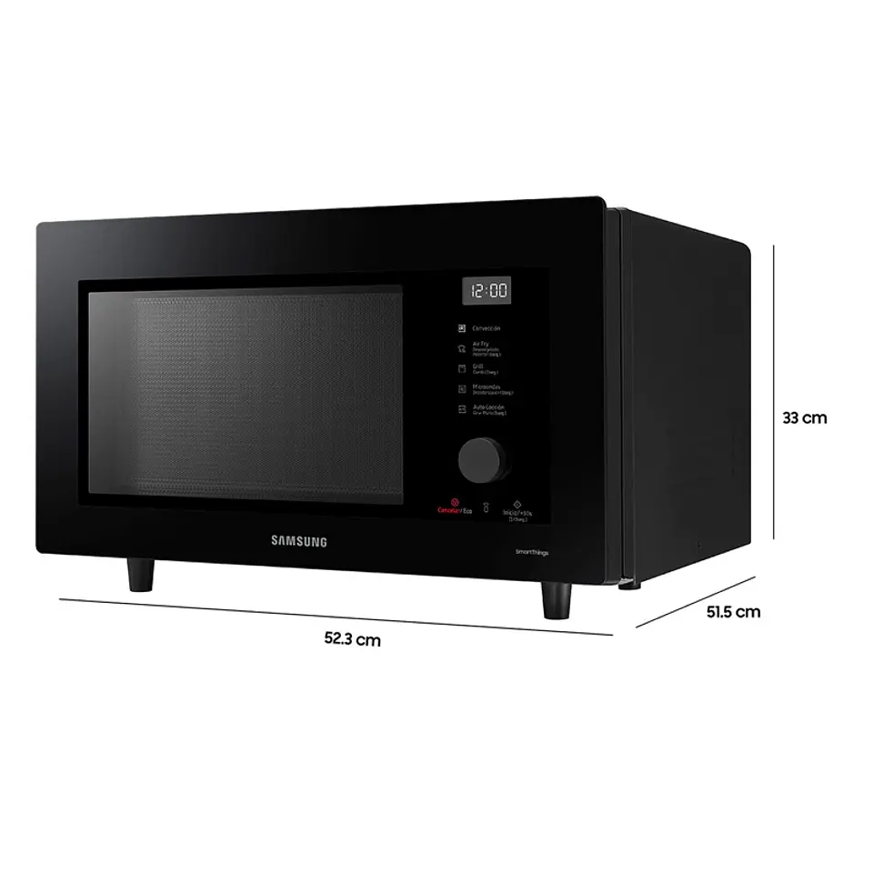 MICROONDAS SAMSUNG SMART CON AIR FRY 32L MC32DG7646CKZS 2