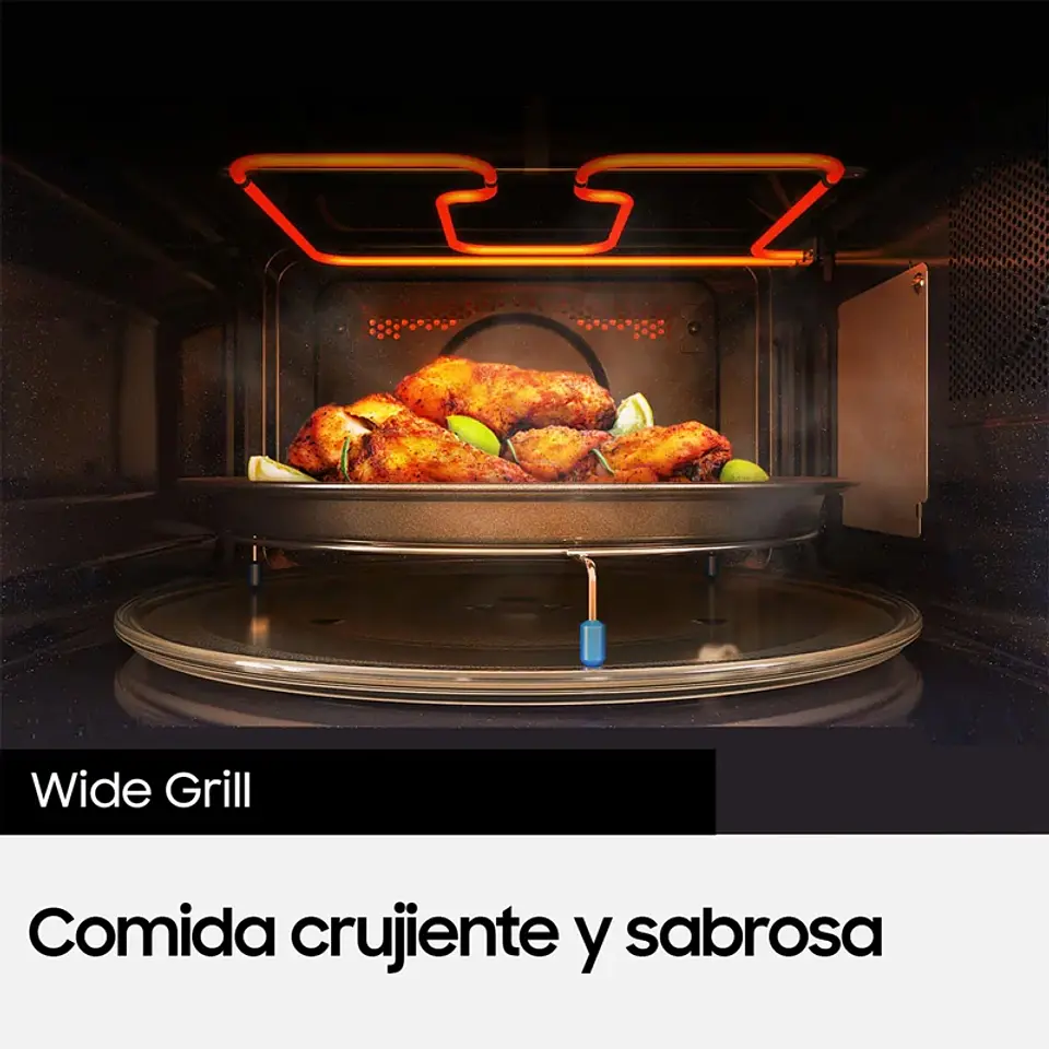 MICROONDAS SAMSUNG SMART CON AIR FRY 32L MC32DG7646CKZS 5