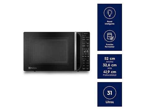 MICROONDAS DIGITAL ELECTROLUX 31 L ME31N NEGRO
